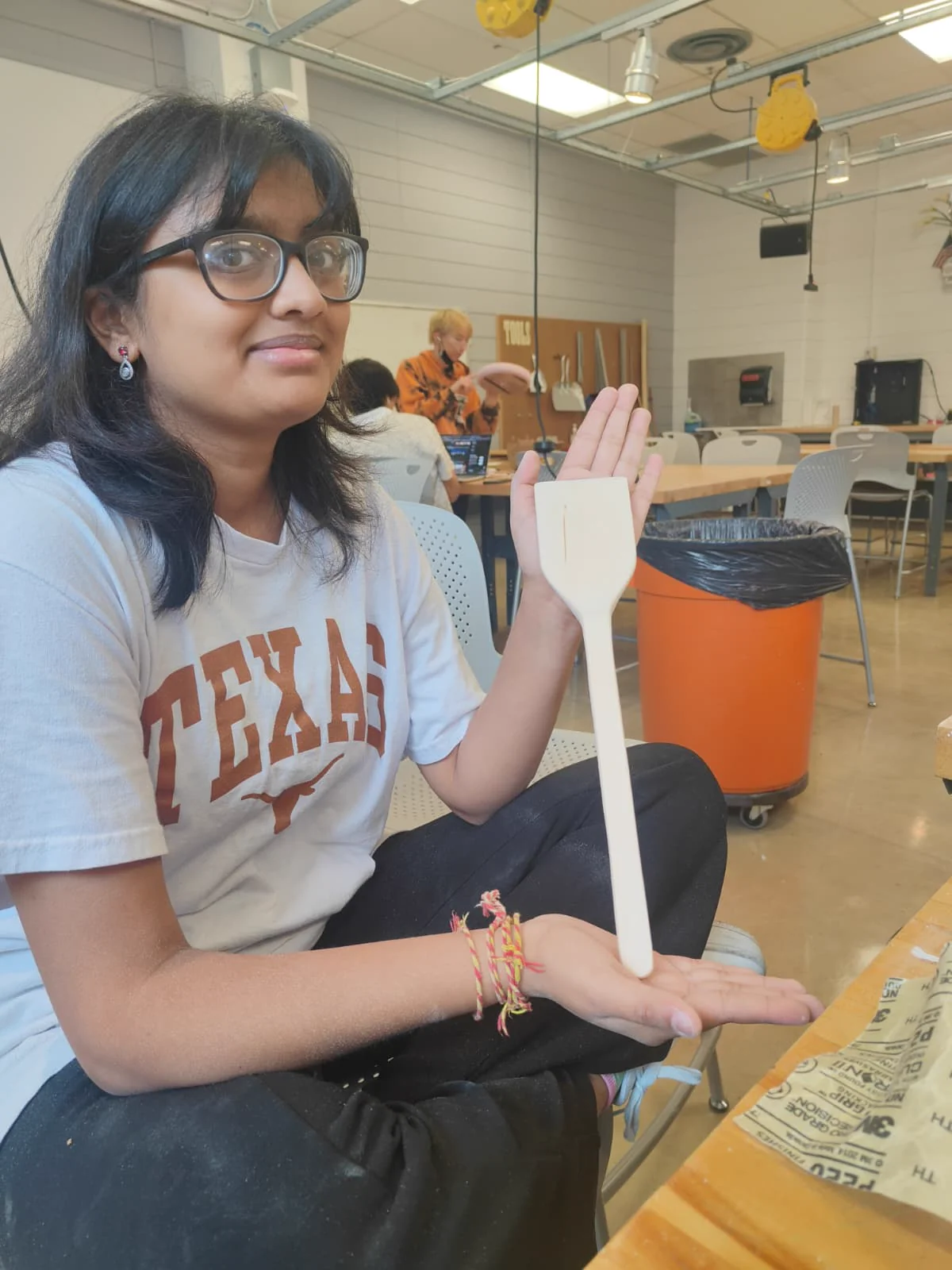 Me dramatically regaling my spatula.